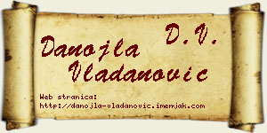 Danojla Vladanović vizit kartica